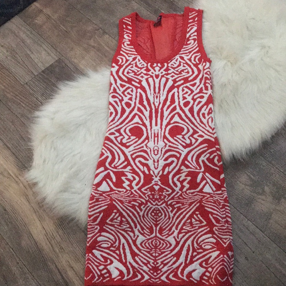 Blood Orange Fitted Dress!